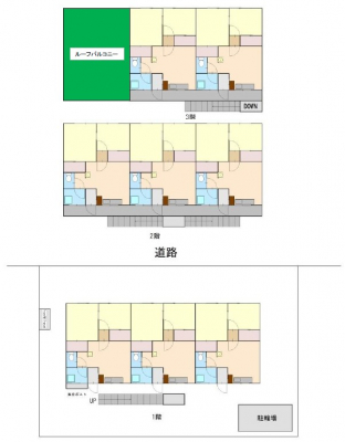 �Ԏ��}�@���ʐ}�@2DK�~8��