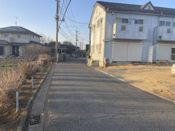 �O�ʓ��H�܂ތ��n�ʐ^�@-